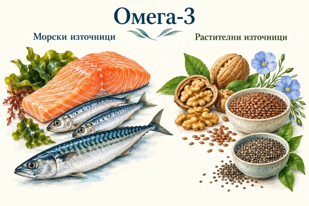 източници на омега 3